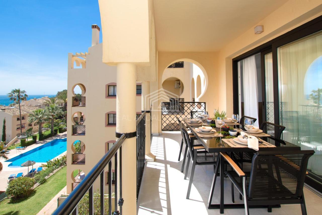 Panoramic Sea Views And Direct Access To The Beach From The Community In Torrenueva Διαμέρισμα Μάλαγα Εξωτερικό φωτογραφία